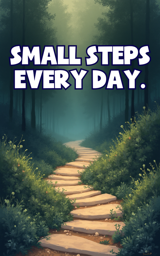 Small Steps Every Day Motivational Journal for Personal Growth