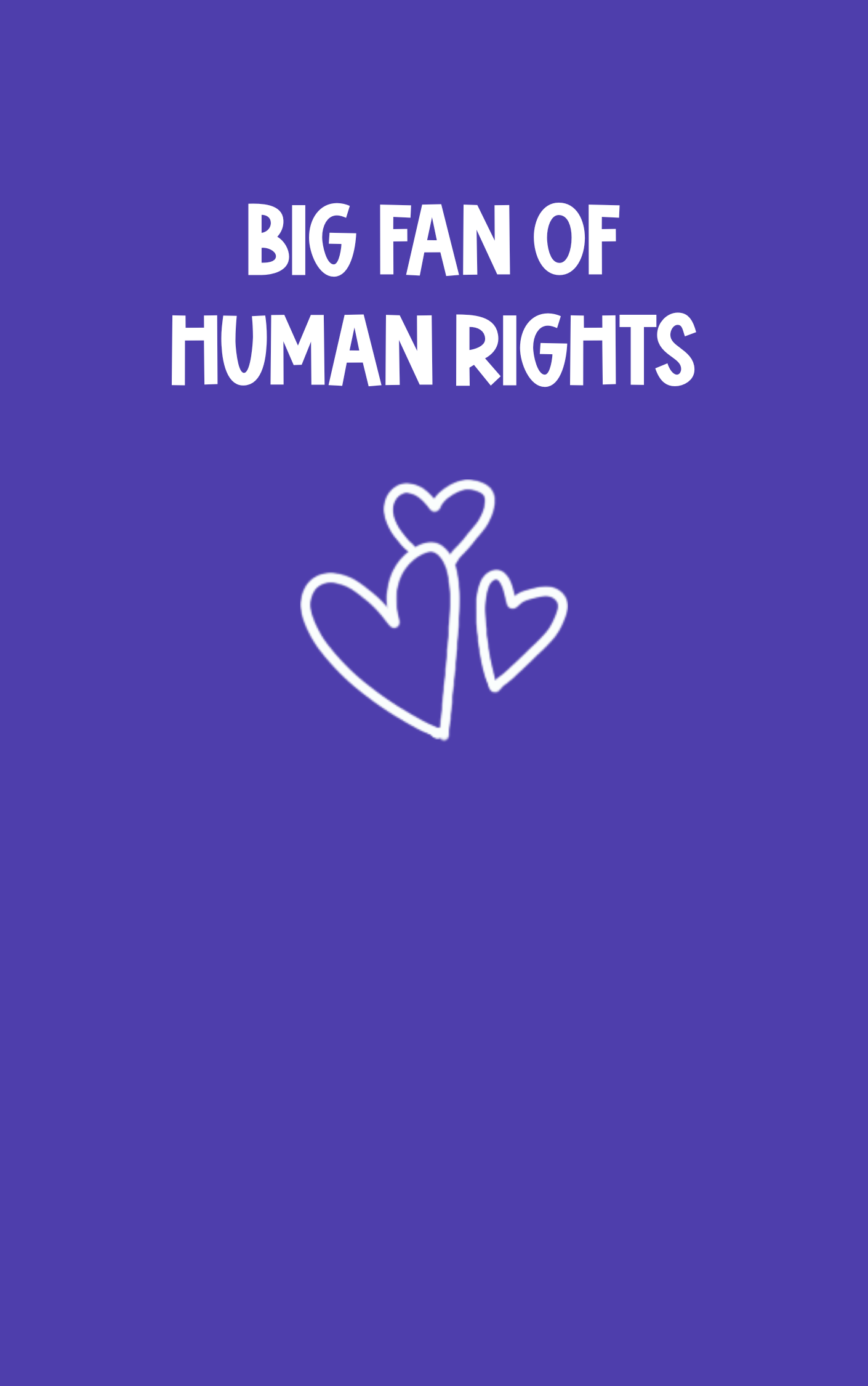 Big Fan of Human Rights | Activism Notebook for Kind, Loud Humans