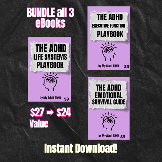 ADHD Survival Kit | 3 Book Bundle