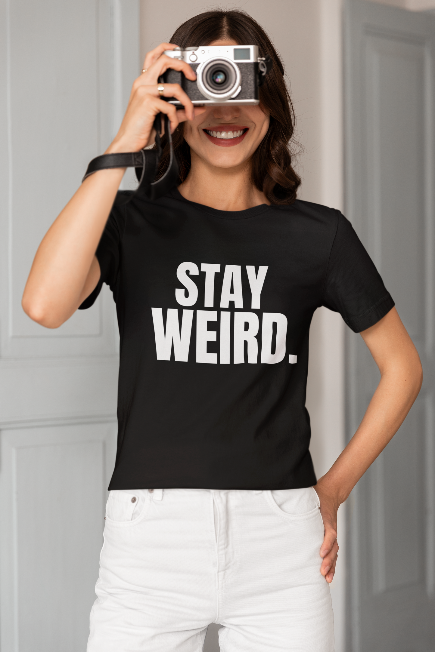 STAY WEIRD SVG | Cricut Cut File | Editable Canva Template